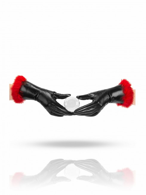 Перчатки Женские 13_REGINA/BL.RED//11
